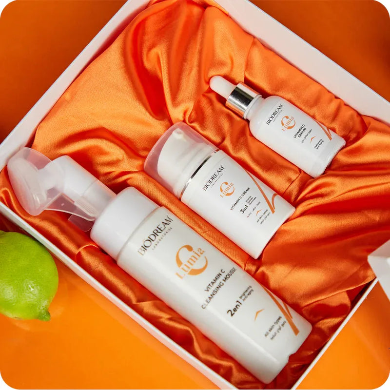 Gamme Lumia C – Sérum & Crème Vitamine C pour Éclat de la Peau